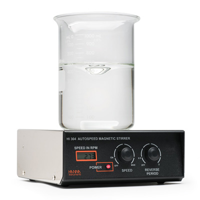 哈納自動反轉(zhuǎn)-雙速【LCD顯示】控制磁力攪拌器HI304N