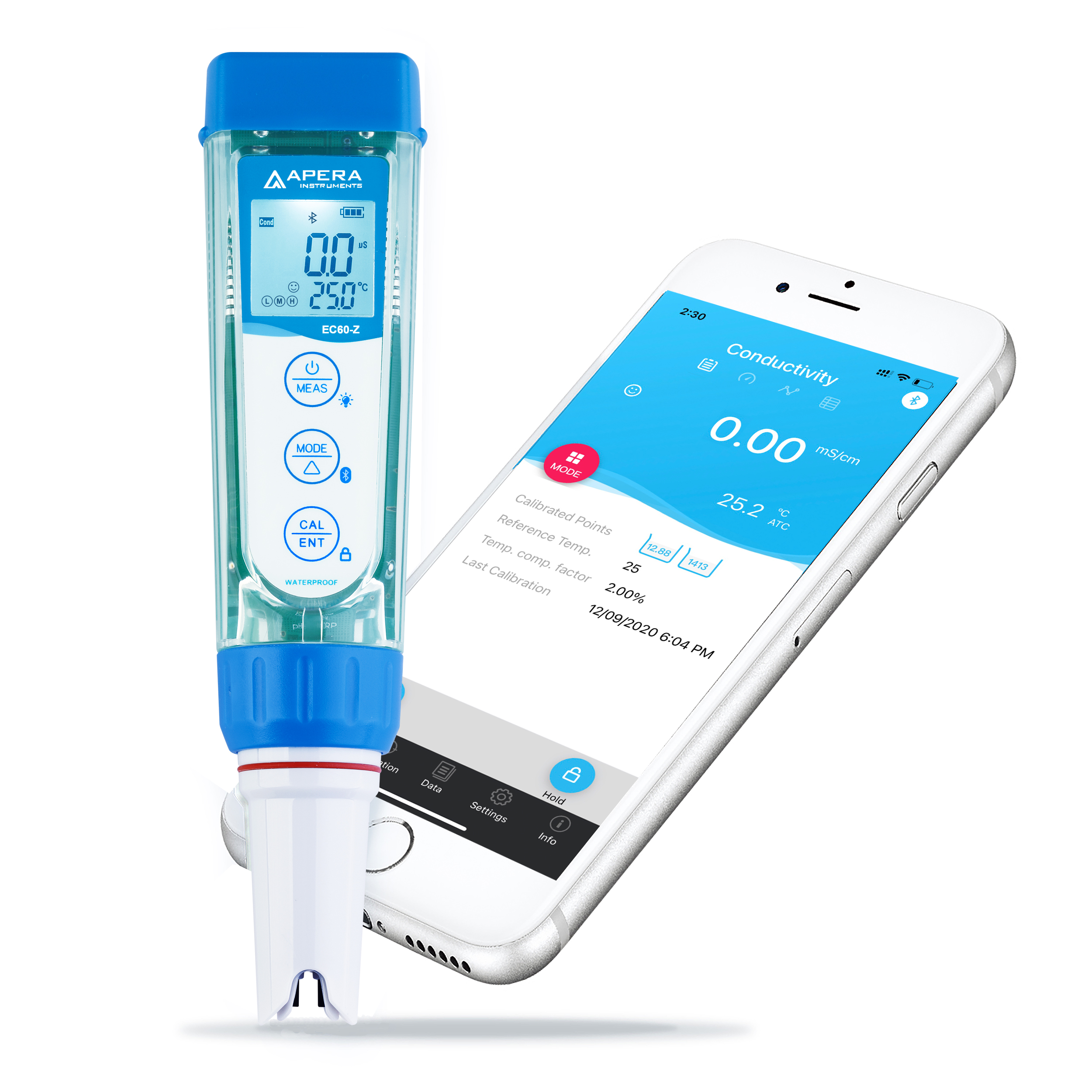 上海三信智能藍(lán)牙電導(dǎo)率儀EC60-Z