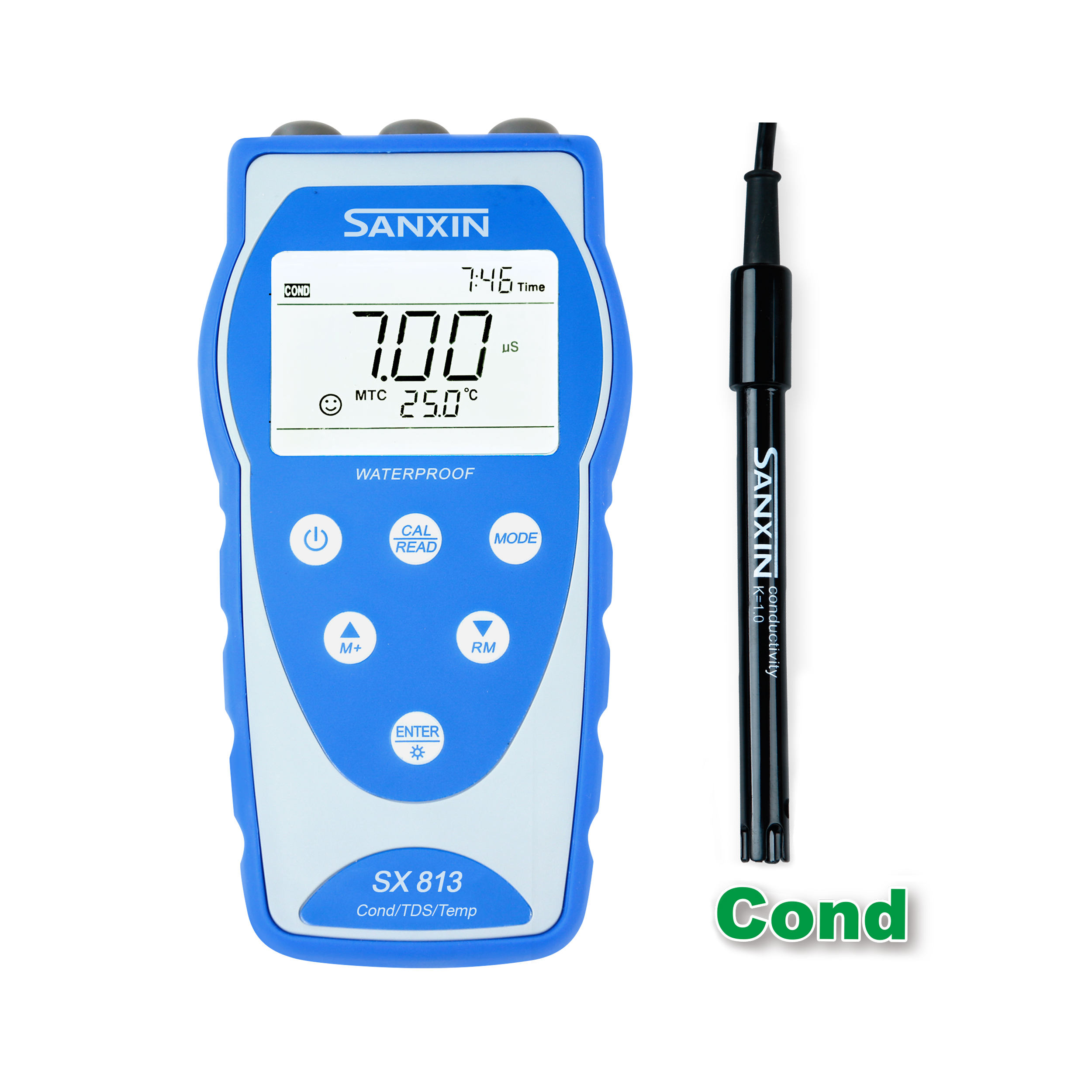 上海三信便攜式電導(dǎo)率儀(通訊系列）SX813